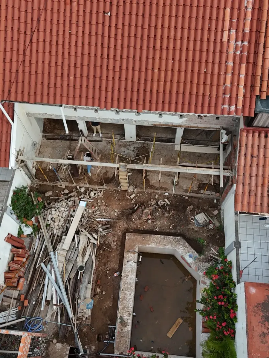 Refacción integral de una piscina en el condominio Ciudad Jardín
